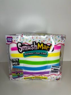 SmushMart Rainbow Layer Cake Squishy Toy