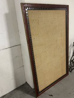 Custom Framed Push Pin board