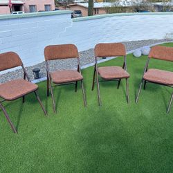 Folding Chairs - Set Of 4