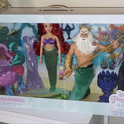 Disney the little mermaid deluxe doll set firm price
