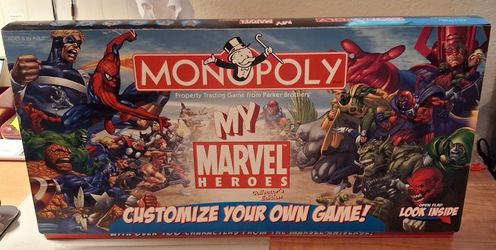 MY MARVEL HEROES MONOPOLY GAME