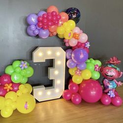 Balloons Garland - Happy Birthday 