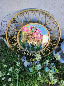 Golden Age Bronze Mirror