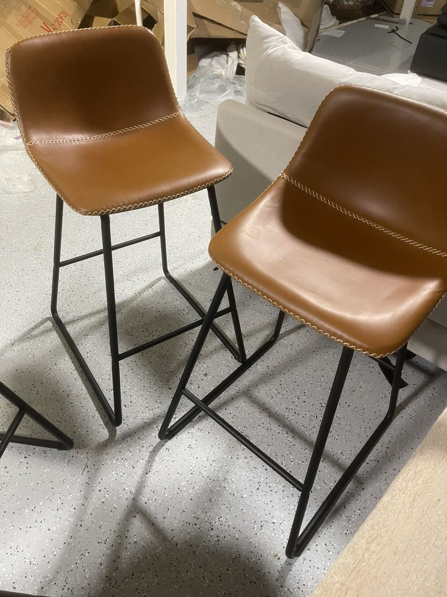 Leather Bar Stools New 