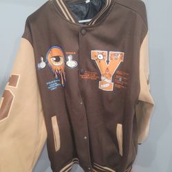 Varsity Brown Jacket
