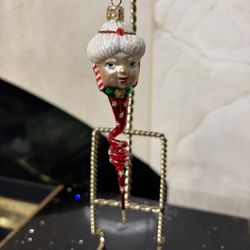 Christopher Radko 1989 Snake Glass Ornament 
