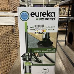 Eureka Bagless Upright Vacuum Airspeed Ultra Lightweight & Compact Design w/ Crevice Tools - Green / Black0