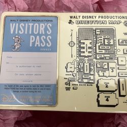 Limited Edition Disney Pin -Visitor Pass
