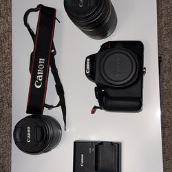 Canon EOS Rebel T7 DSLR– 2 Lenses – Excellent Condition