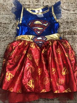 DC Comics Superhero Superwoman SuperGirl Costume Dress Halloween