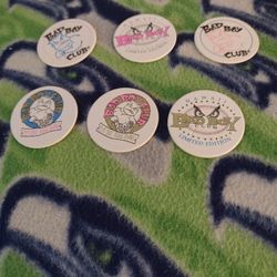 Vintage Pogs Bad Boy Set Of 6.  Cash Porch Pickup Redmond 