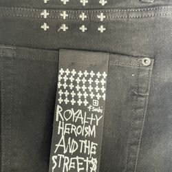 Ksubi Black Ripped Van Winkle Jeans 