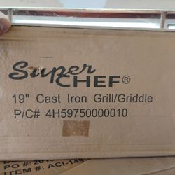 New Flat Cast Iron Griddle / Grill