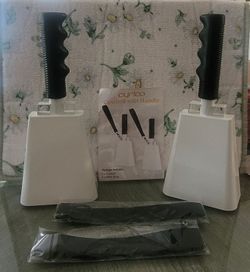 Cyrico Cowbell with Handle Set of 2