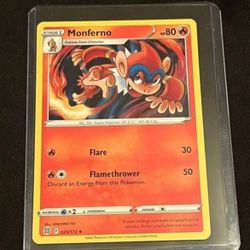 Monferno 025/172 Regular Pokemon Brilliant Stars TCG