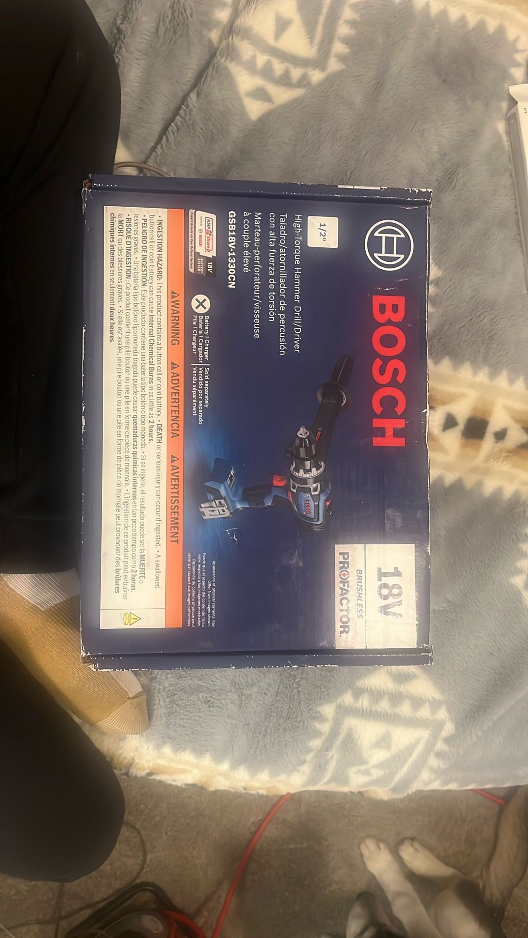 Bosch High Torque Hammer Drill/driver ModelGSB18v-1330cn