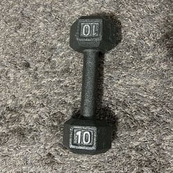 10 Lb Dumbbell