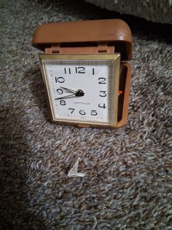 Vintage Westclox Travel Clock 1970
