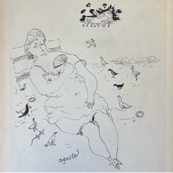 AUGUST Gino Bonichi SCIPIONE 1930 Fine Art AGOSTO Print Vintage Original Antique Italy Italian 1940’s Printed Collectible