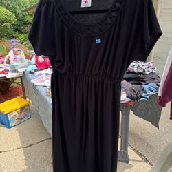 Maternity women summer dress size M black
