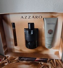 AZZARO THE MOST WANTED PARFUM 3 PEICE GIFT SET IN GIFT BOX