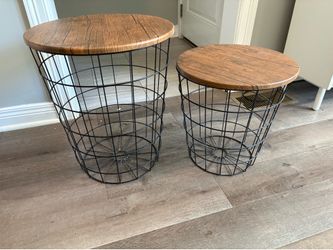 Matching Basket side tables