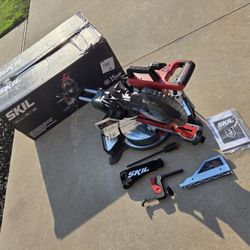 SKIL 10-in 15-Amp Dual Bevel Sliding Compound Miter Saw.