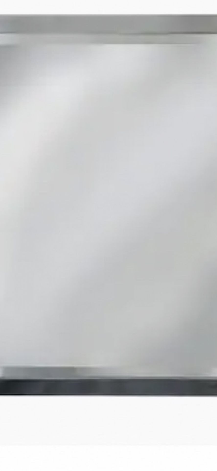 ALLEN ROTH CROME RECTANGULAR BATHROOM MIRROR BRAND NEW