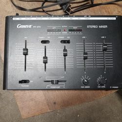 Geneva Pf-470 Dj Mixer 