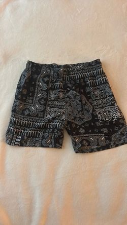 Shorts Black Bandana