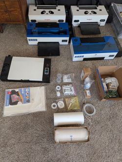 4 DTF printers with oven