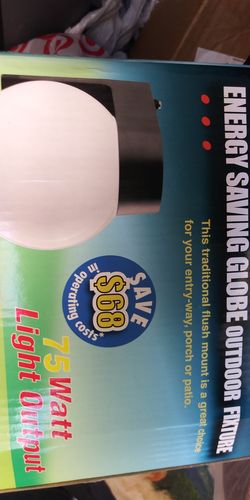 A,ENERGY SAVING GLOBE PLASTIC OUTDOOR FIXTURE