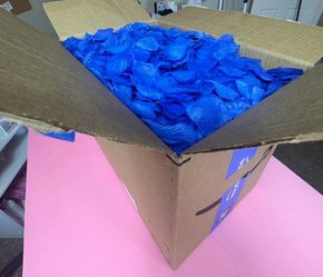 Large Box of Blue Rose Petals