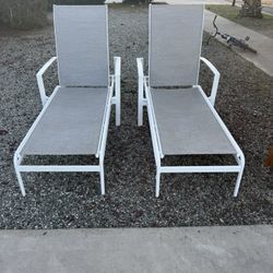 Pool Lounge Chairs $80 For The Pair 