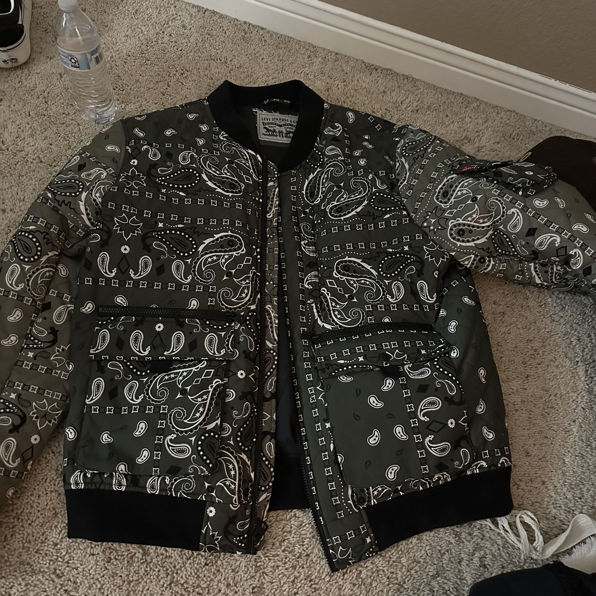 Green LEVI Bandana Jacket