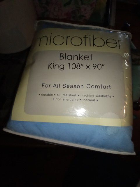 Microfiber King Blanket 