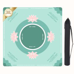 Portable Mahjong Mat with Playing Instructions for Learning, Anti Slip