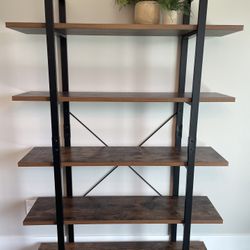 5 Tier Etagere Bookcase