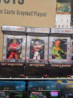WWE x Street Fighter 10 action figures