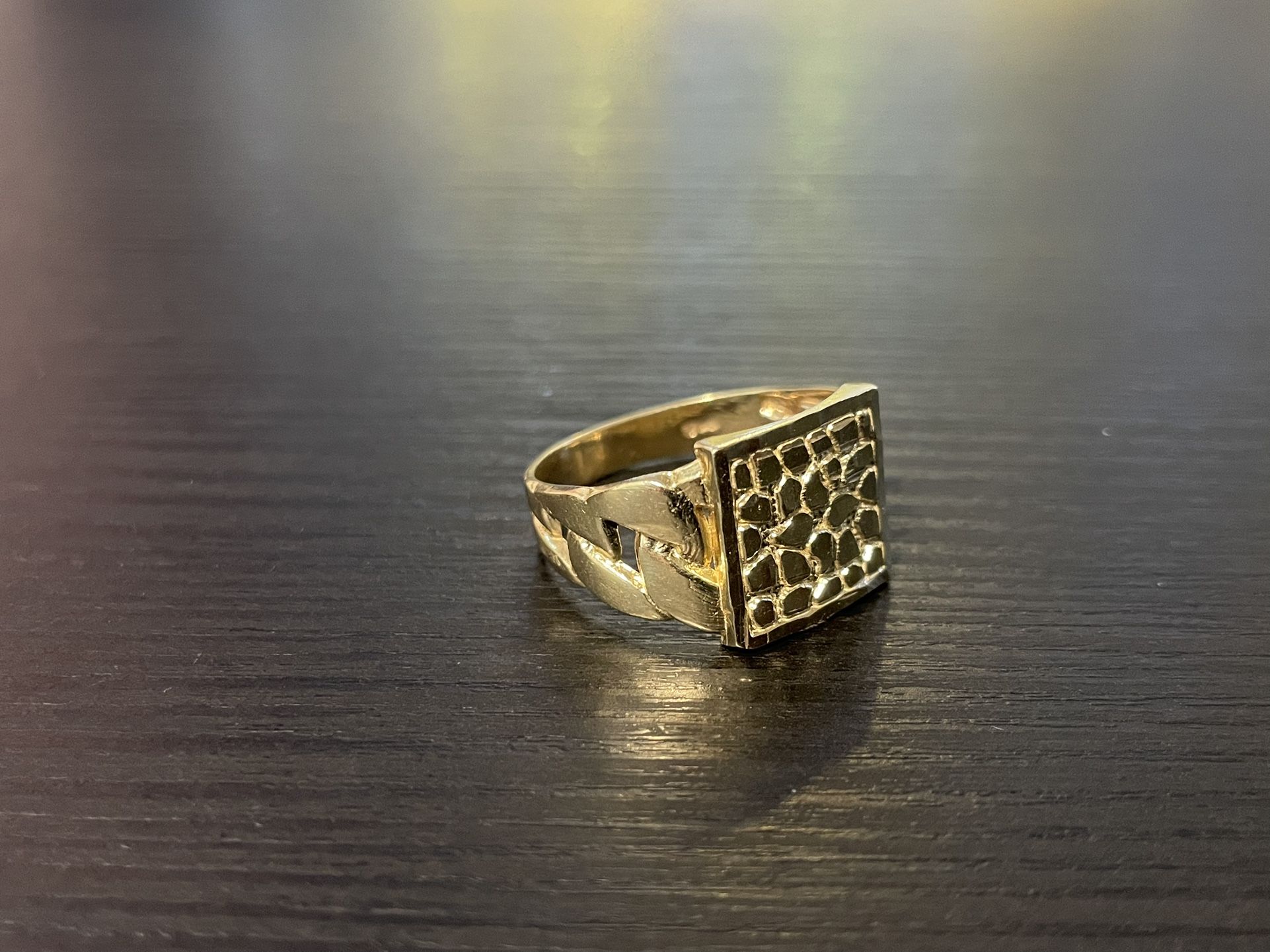 10K Nugget Ring 🔥