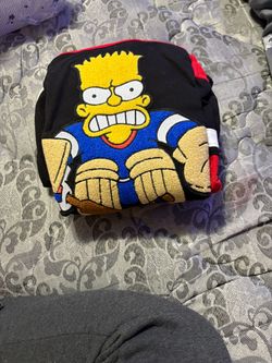 Bart Simpson’s hockey hoodie