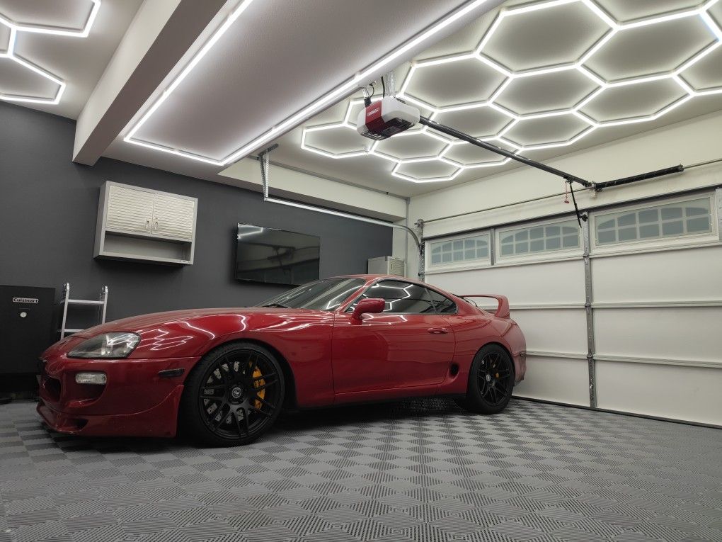 Hexagon Honeycomb LED Garage Lighting System