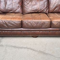 Leather Couch 