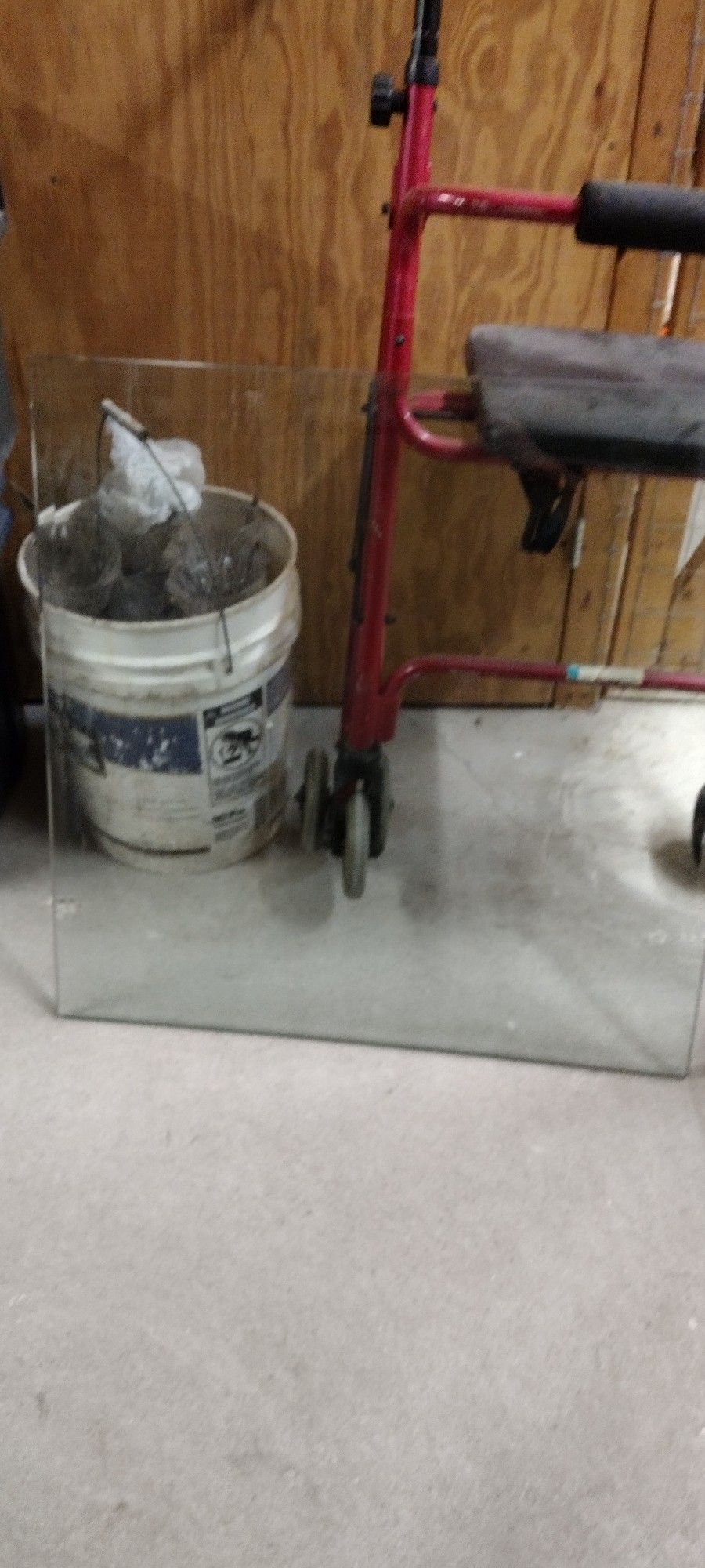 Two Pieces Frosted Beveled Edges Glass Table Tops