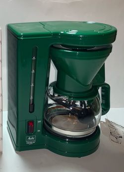 New Gevalia Kaffe x Melitta Model BCM-4C Filter Green Coffee Maker