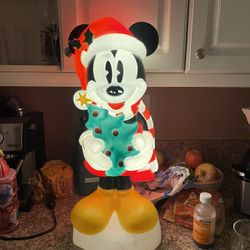 2ft Light Up Mickey Mouse Christmas Decor