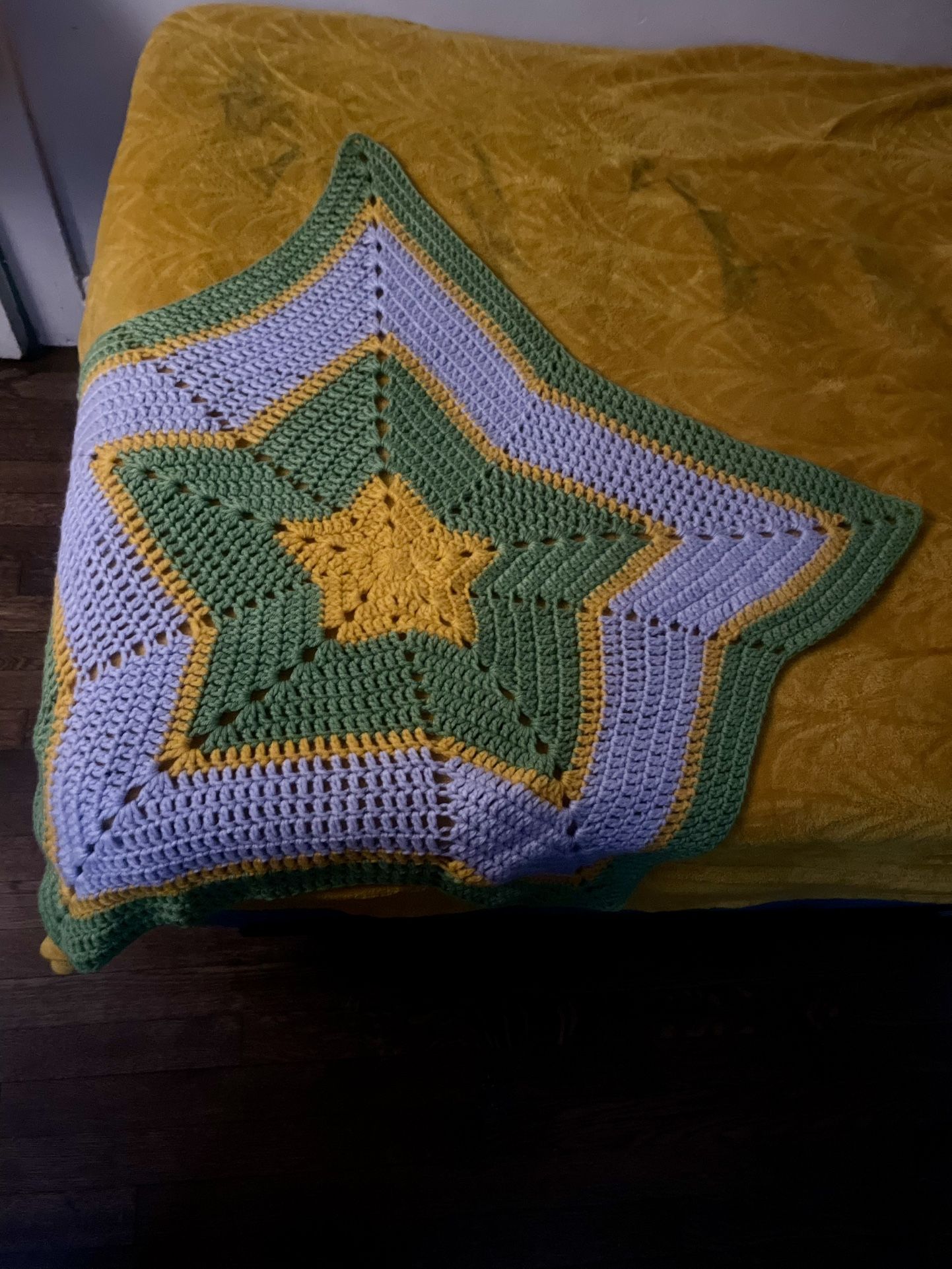 Handmade Crochet Star Blanket