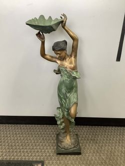 Auguste Moreau Inspired Bronze Like Figure 