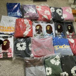 Bape, Sp5der, Denim Tears, Awful Lot Of Cough Syrup, Gallery Dept
