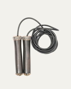 Chrome Hearts Silver + Wood Jump Rope